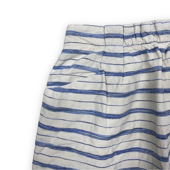 J. Crew Linen Striped Mini Skirt Size 4 Style 43839 - Picture 5 of 8